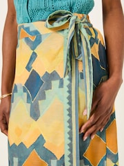 FatFace Wrap Midi Skirt - Image 4 of 5
