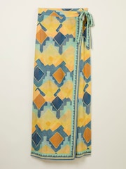 FatFace Wrap Midi Skirt - Image 5 of 5