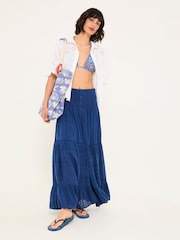FatFace Rhea Blue Beachwear Maxi - Image 3 of 5