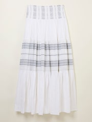 FatFace Roxi Ivory Beachwear Stripe Skirt - Image 7 of 7