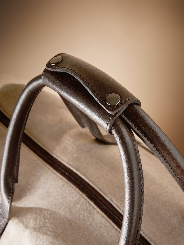 Neutral Signature Wool Mix Holdall - Image 5 of 7