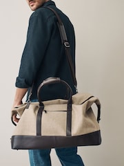 Neutral - Signature Wool Mix Holdall - Image 7 of 7