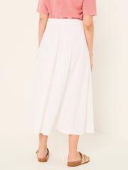 FatFace White Sulli Poplin Skirt - Image 2 of 6