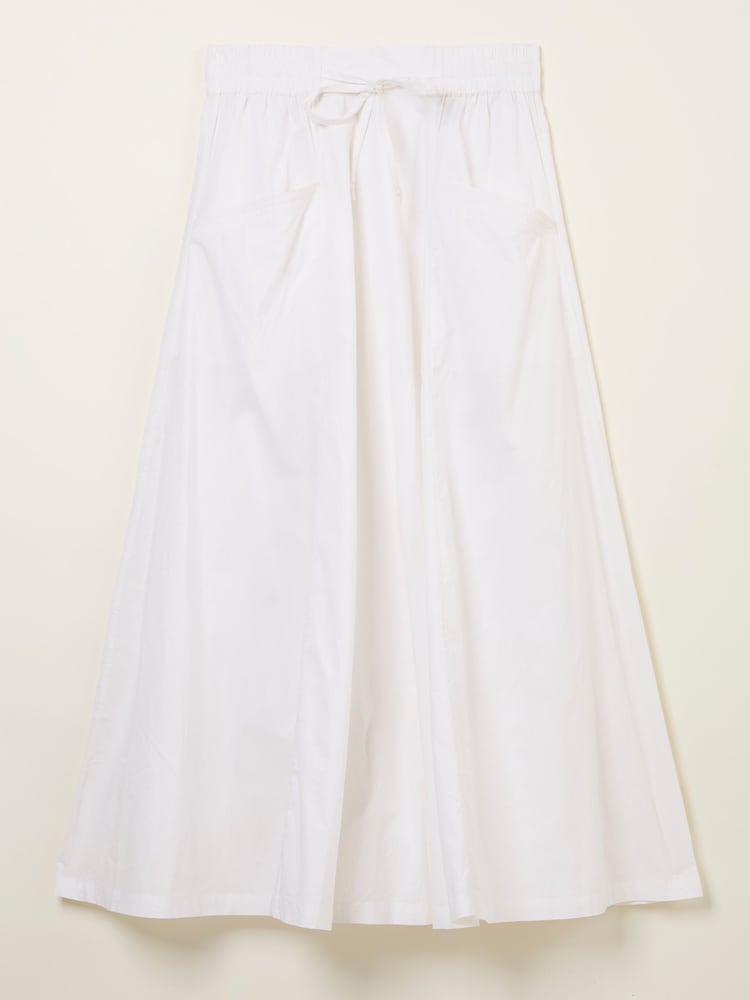 FatFace White Sulli Poplin Skirt - Image 6 of 6