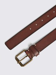 MOSS Brown Chocolate Leather Jeans Belt - Image 2 of 2