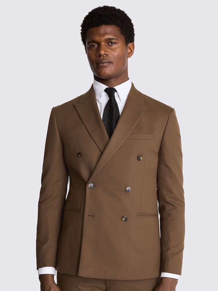 MOSS Brown Slim Fit Copper Flannel Jacket - Image 1 of 5 MOSS Brown Slim Fit Copper Flannel Jacket - Image 1 of 5