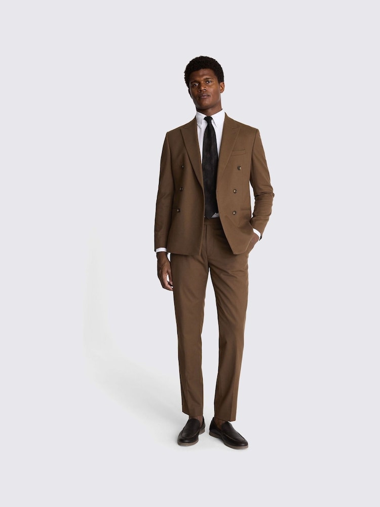 MOSS Brown Slim Fit Copper Flannel Jacket - Image 2 of 5 MOSS Brown Slim Fit Copper Flannel Jacket - Image 2 of 5
