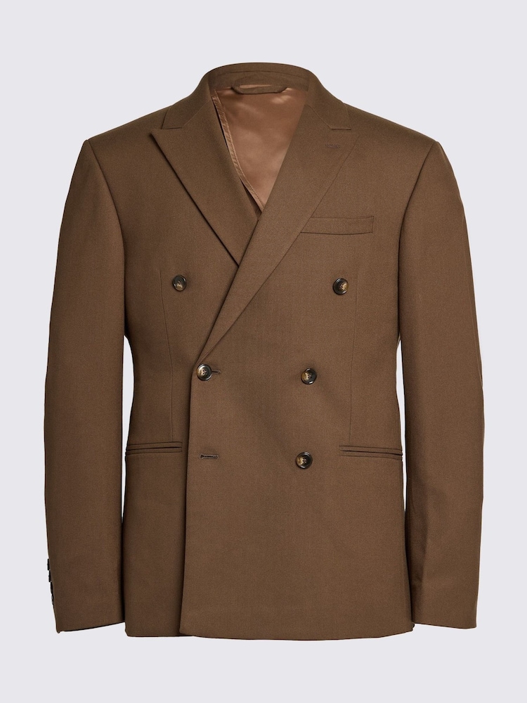 MOSS Brown Slim Fit Copper Flannel Jacket - Image 5 of 5 MOSS Brown Slim Fit Copper Flannel Jacket - Image 5 of 5