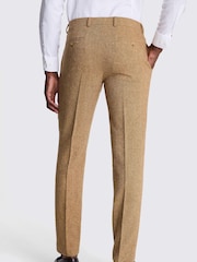 MOSS Yellow Slim Fit Tweed Trousers - Image 2 of 3