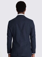 MOSS Blue Tailored Fit Twill Jacket - Image 4 of 5