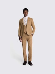 MOSS Yellow Slim Fit Tweed Jacket - Image 2 of 6