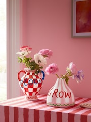 Eleanor Bowmer Red/Pink Vases Set of 2 - Image 1 of 7