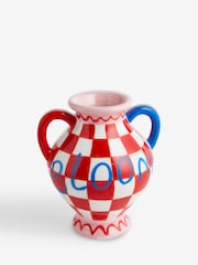 Eleanor Bowmer Red/Pink Vases Set of 2 - Image 4 of 7