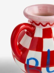 Eleanor Bowmer Red/Pink Vases Set of 2 - Image 6 of 7