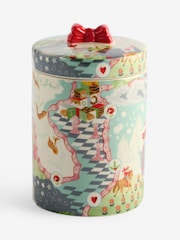 Cath Kidston Light Blue Christmas Scene Storage Jar - Image 1 of 1