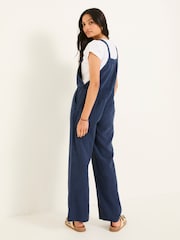 FatFace Navy Doubles Jumpsuit - Image 3 of 7