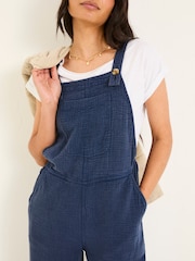 FatFace Navy Doubles Jumpsuit - Image 4 of 7