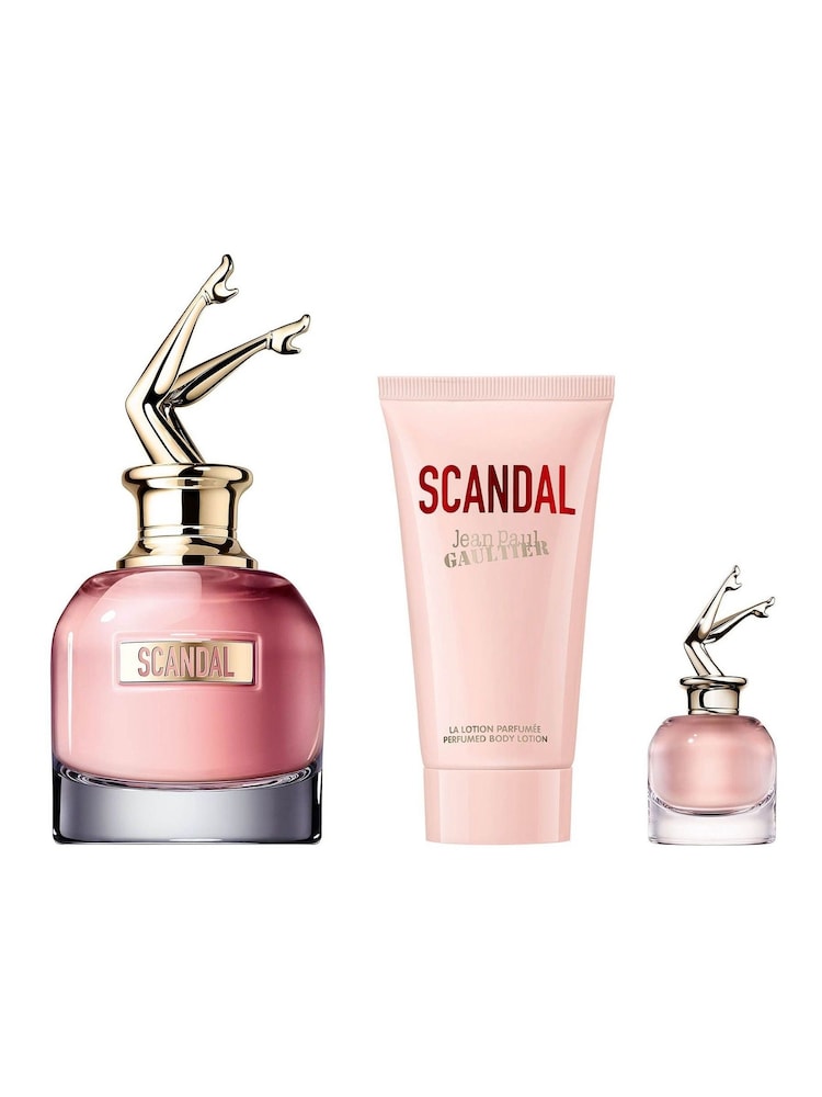 Jean Paul Gaultier Scandal Eau de Parfum 50ml, Body Lotion 75ml & Mini 6ml Gift Set - Image 2 of 4