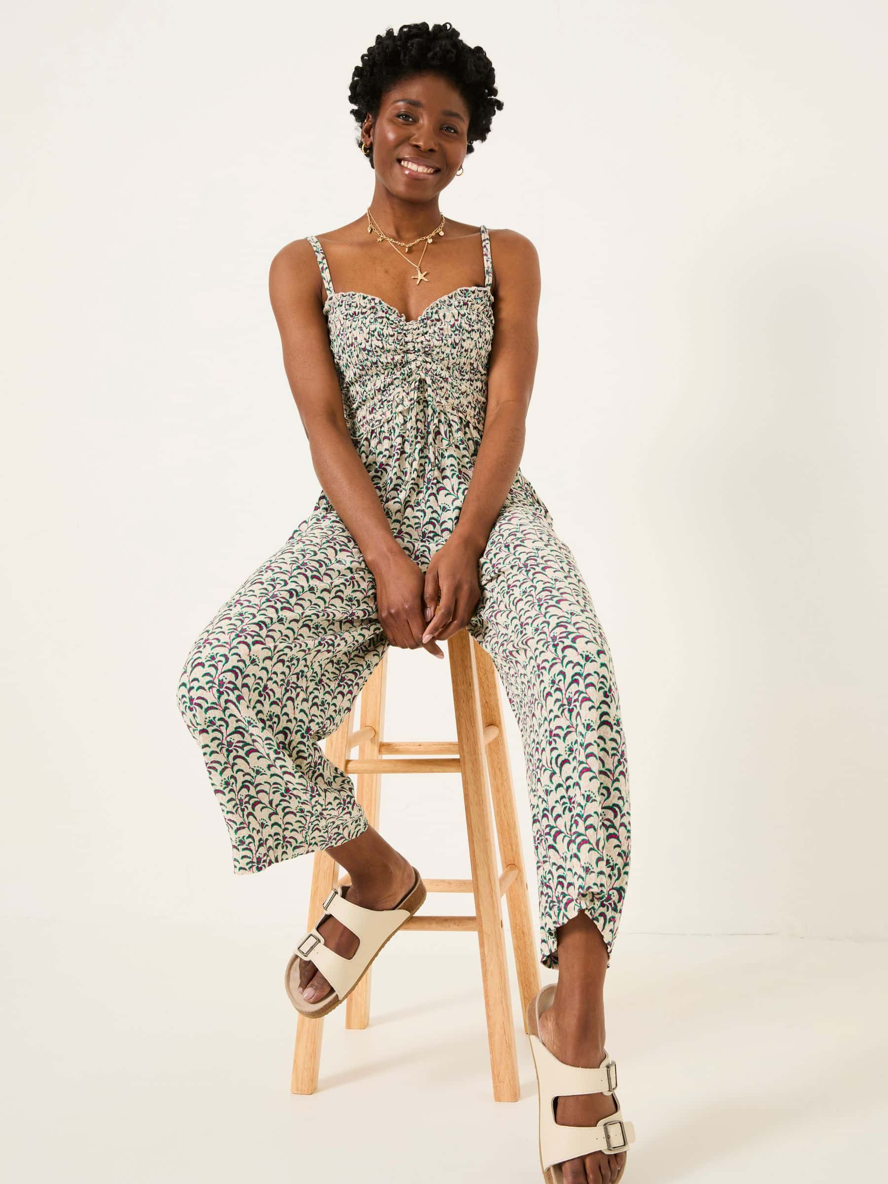 Buy FatFace Natalie Multi Vine Floral Jumpsuit from Next USA