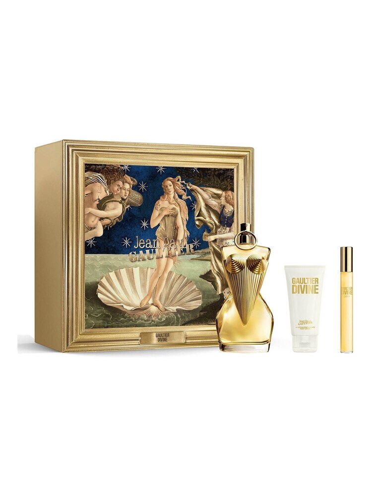 Jean Paul Gaultier Gaultier Divine Eau de Parfum 100ml, Body Lotion 75ml & Travel Spray 10ml Gift Set - Image 1 of 3
