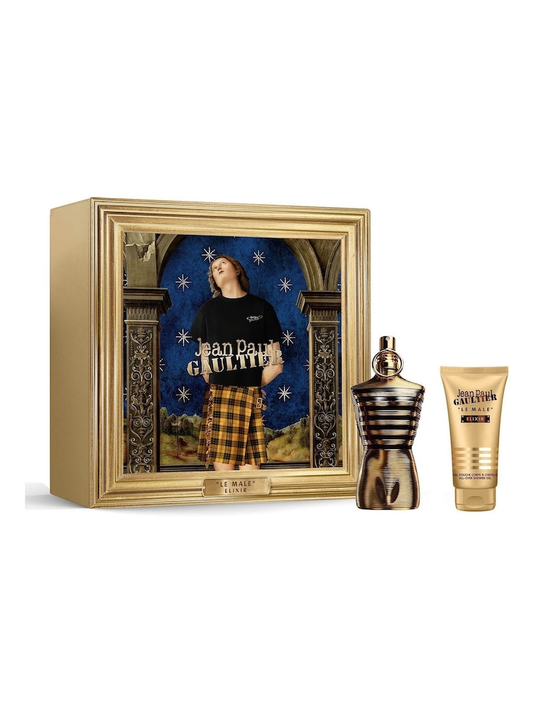 Jean Paul Gaultier Le Male Elixir 75ml & Shower Gel 75ml Gift Set - Image 1 of 3