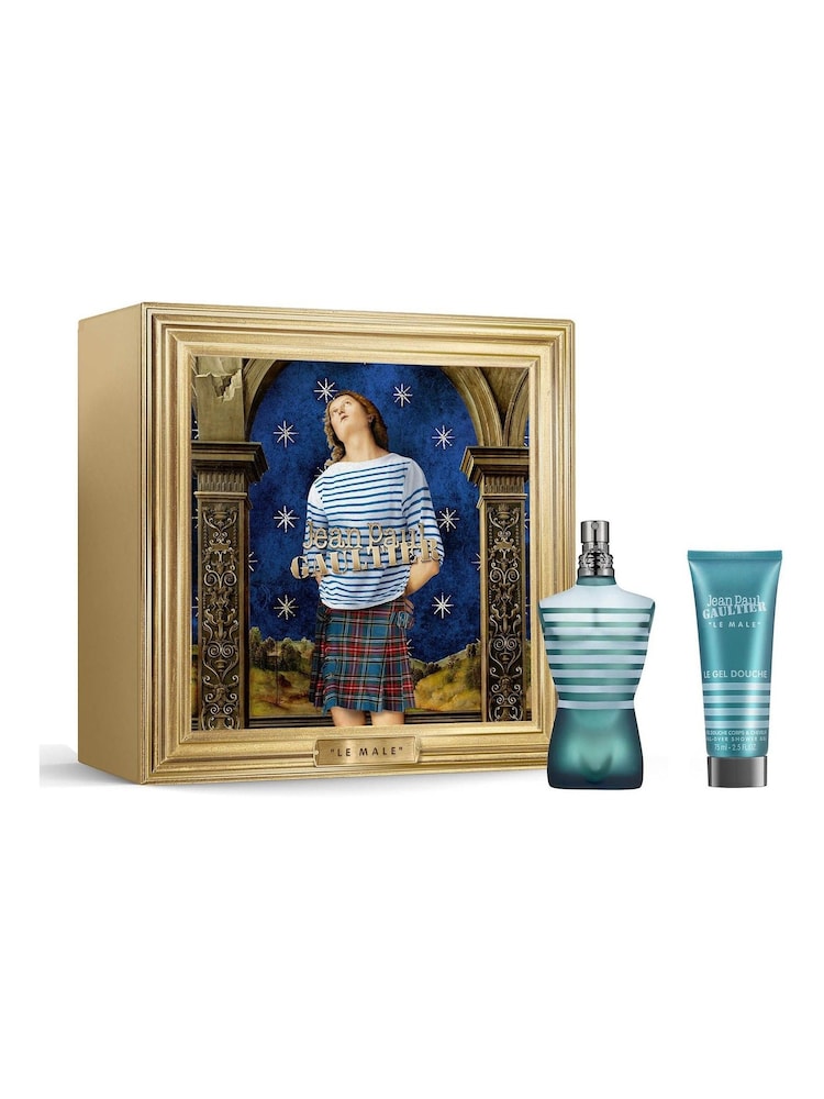 Jean Paul Gaultier Le Male Eau de Toilette 75ml & All Over Shower Gel 75ml Gift Set - Image 1 of 3 Jean Paul Gaultier Le Male Eau de Toilette 75ml & All Over Shower Gel 75ml Gift Set - Image 1 of 3