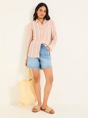 FatFace Olivia Multi Stripe Shirt - Image 4 of 6