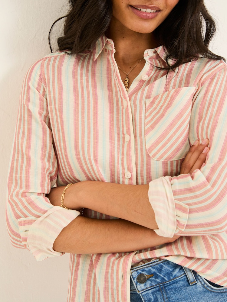 FatFace Olivia Multi Stripe Shirt - Image 5 of 6