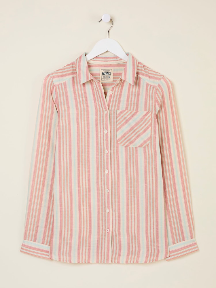 FatFace Olivia Multi Stripe Shirt - Image 6 of 6