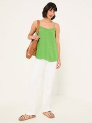 FatFace Sisley Bright Green Cami - Image 3 of 6