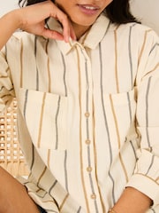 FatFace Whitney Multi Stripe Shirt - Image 4 of 5