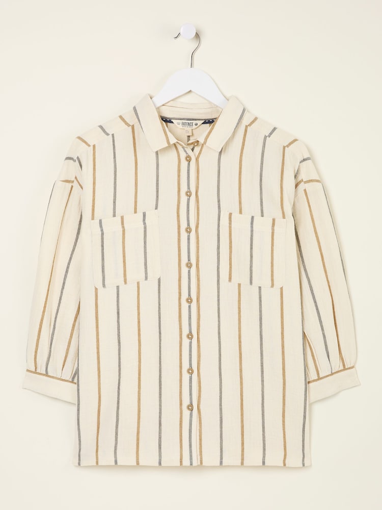 FatFace Whitney Multi Stripe Shirt - Image 5 of 5