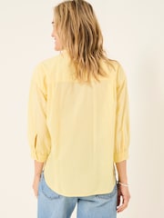 FatFace Whitney Light Yellow Shirt - Image 2 of 5
