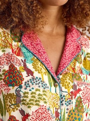 White Stuff Natural Nina Organic Pyjamas Shirt - Image 3 of 6