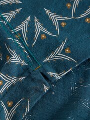 White Stuff Green Annie 100% Cotton Jersey Shirt - Image 6 of 6