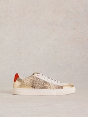 White Stuff Natural Tori Leather Trainers - Image 1 of 4