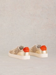 White Stuff Natural Tori Leather Trainers - Image 3 of 4
