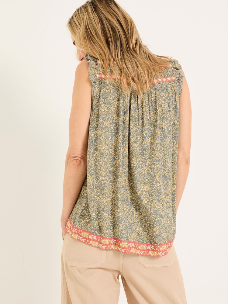 FatFace Patsy Mid Grey Air Ditsy Tunic - Image 2 of 5