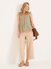 FatFace Patsy Mid Grey Air Ditsy Tunic - Image 3 of 5