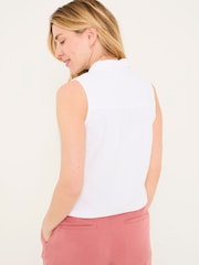FatFace White Sam Front Tie Shirt - Image 2 of 5