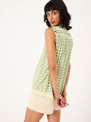 FatFace Tunic Mid Green Woodblock Patsy - Image 2 of 5