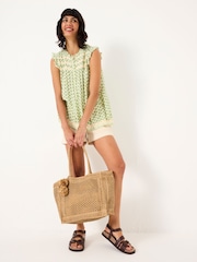 FatFace Tunic Mid Green Woodblock Patsy - Image 3 of 5