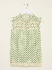FatFace Tunic Mid Green Woodblock Patsy - Image 5 of 5