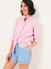 FatFace Light Pink Olivia Linen Shirt - Image 1 of 5