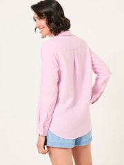 FatFace Light Pink Olivia Linen Shirt - Image 2 of 5