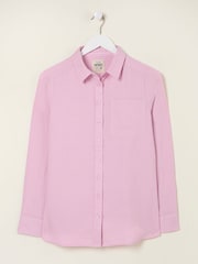 FatFace Light Pink Olivia Linen Shirt - Image 5 of 5