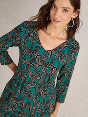 White Stuff Black Tallie Jersey Dress - Image 3 of 6