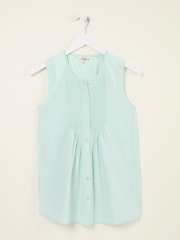 FatFace Lauren Mint Green Longline Top - Image 6 of 6