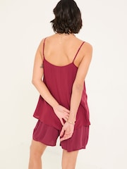 FatFace Sisley Burgundy Red Cami - Image 2 of 5