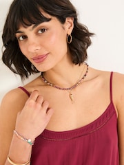 FatFace Sisley Burgundy Red Cami - Image 4 of 5